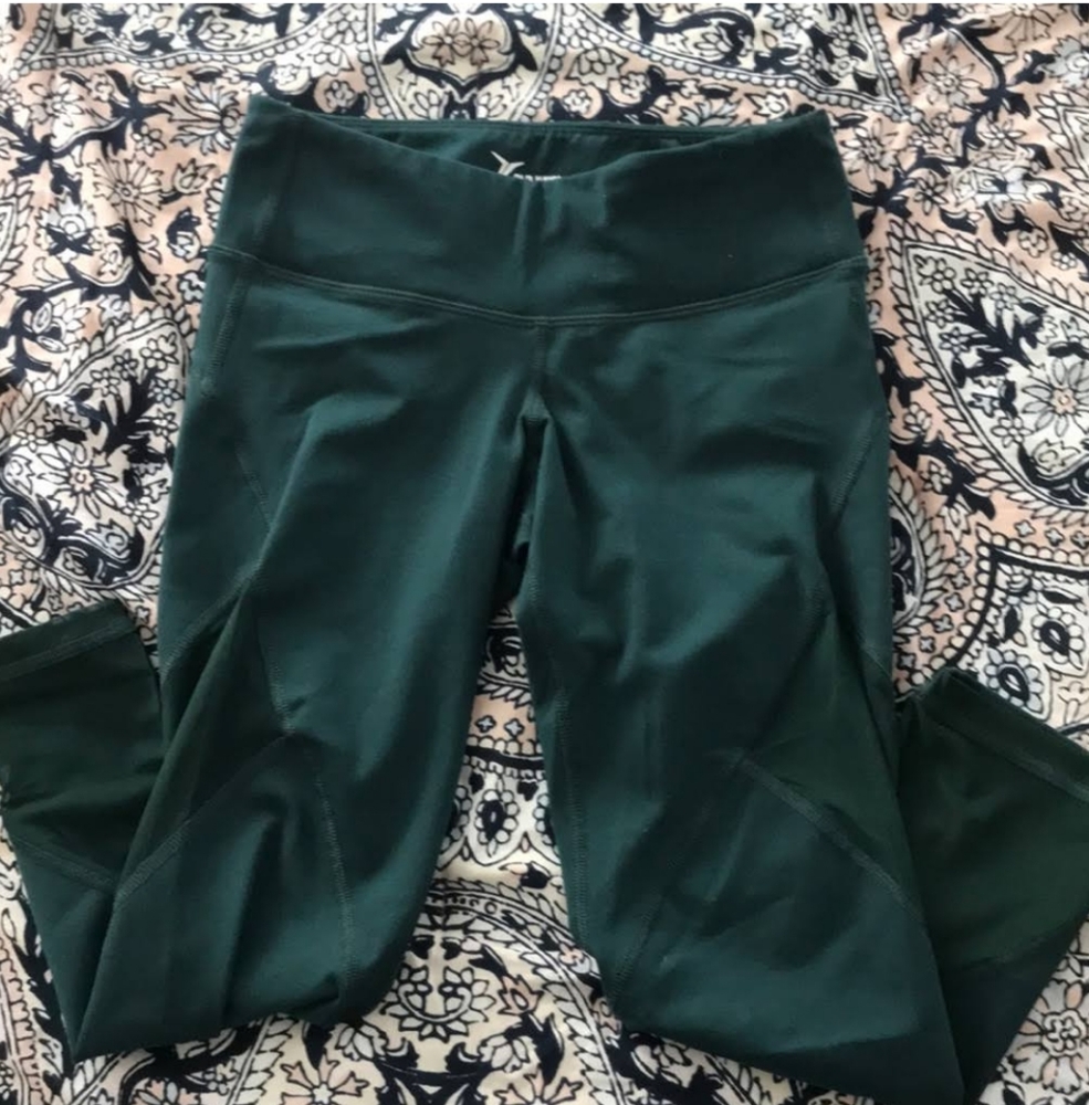 Dark green Old Navy leggings sz m